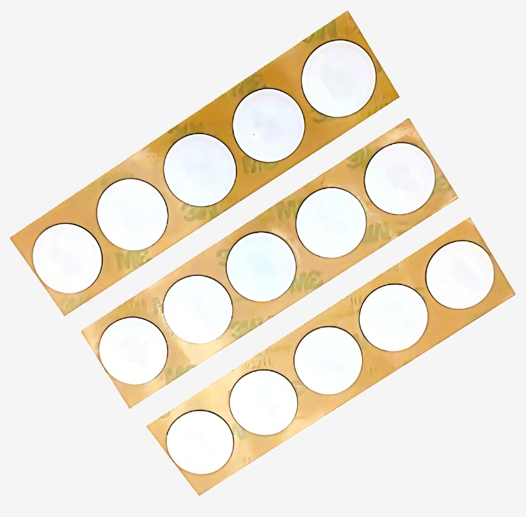 PHENOCORE encrypted NFC micro-tags — AM30 sticker strips